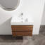 Meuble-lavabo mural avec lavabo en résine-497806937