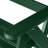Laguna 5-Piece Square Table Folding Highback Chair Dining Set-110479633