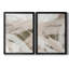 Earthtone Swipe I - ensemble de 2 peintures sur toile encadrées-670039670-670039677