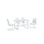 Dining Chairs With Backrest In Pu Artificial Leather And Linen-467018028-426215099