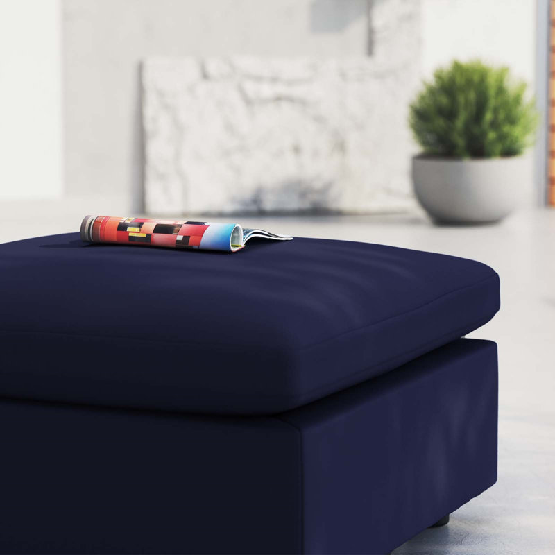 Repose-pieds d'extérieur Commix, Sunbrella bleu marine