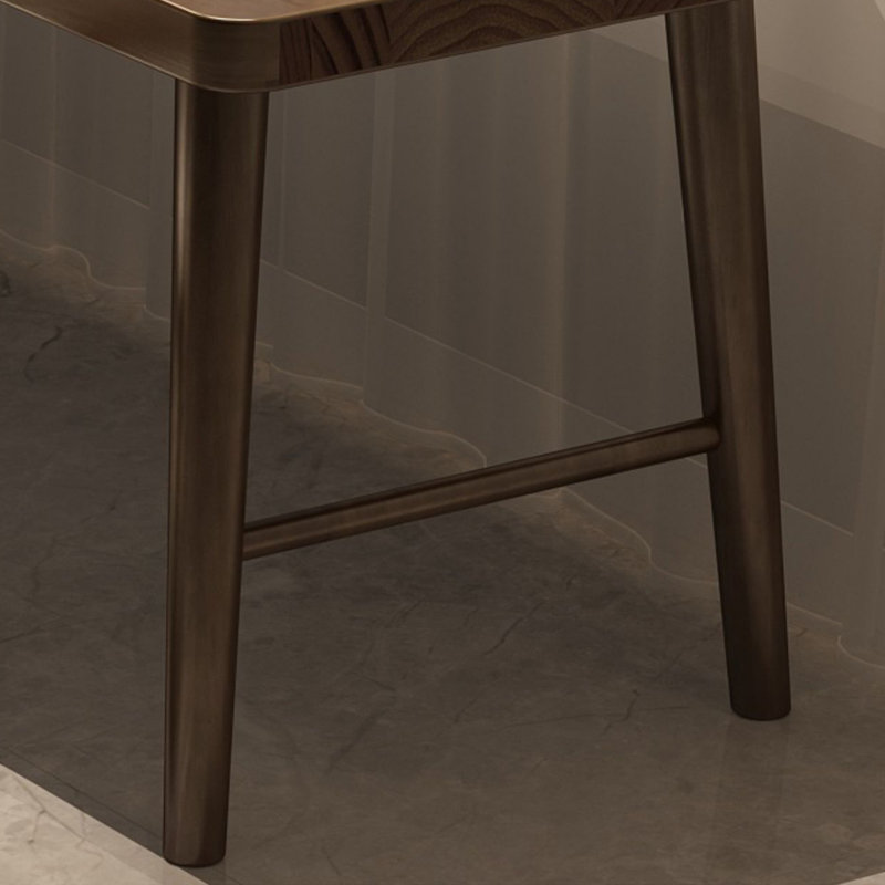 Bureau rectangulaire en bois massif noyer, H 29,53 po x l 70,87 po x P 23,62 po