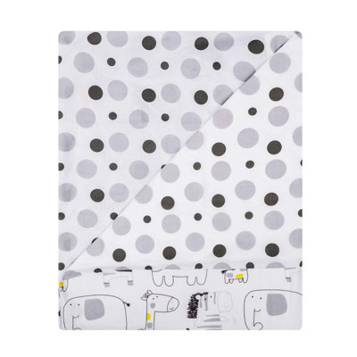Reversible Animals Toddler Bedding Set