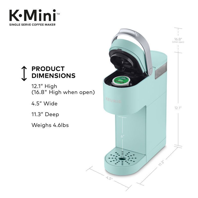 Cafetière à dosettes individuelles K-Cup K-Mini Keurig, Oasis