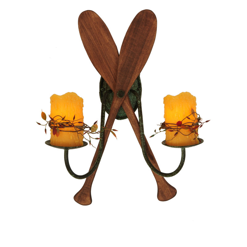 Rustic Lodge 2 - Light Armed Sconce