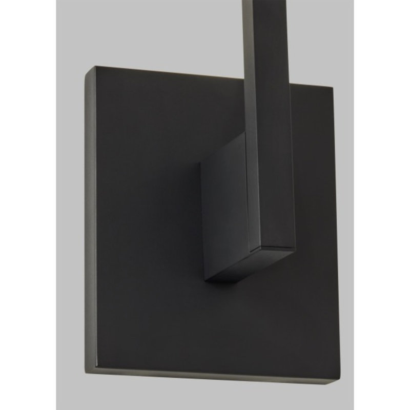 Klee 1 - Light LED Armed Sconce, Nightshade Black