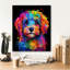  «Doodle Pup» par Dean Russo, art mural sur toile, 20 po x 24 po