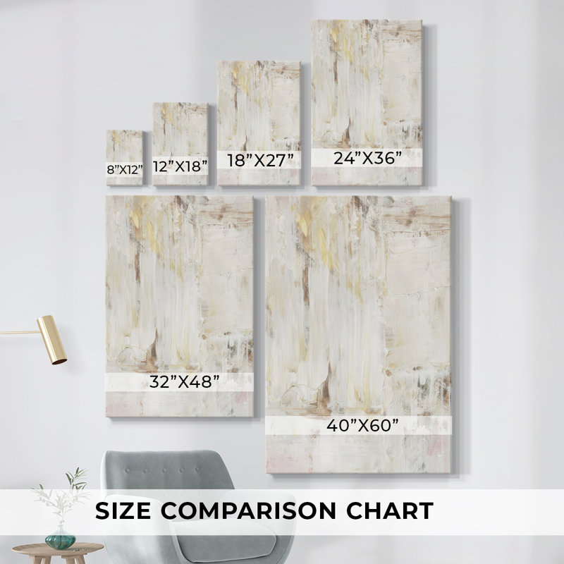 Toile tendue Milky Patina I-Premium Gallery - prête à être accrochée