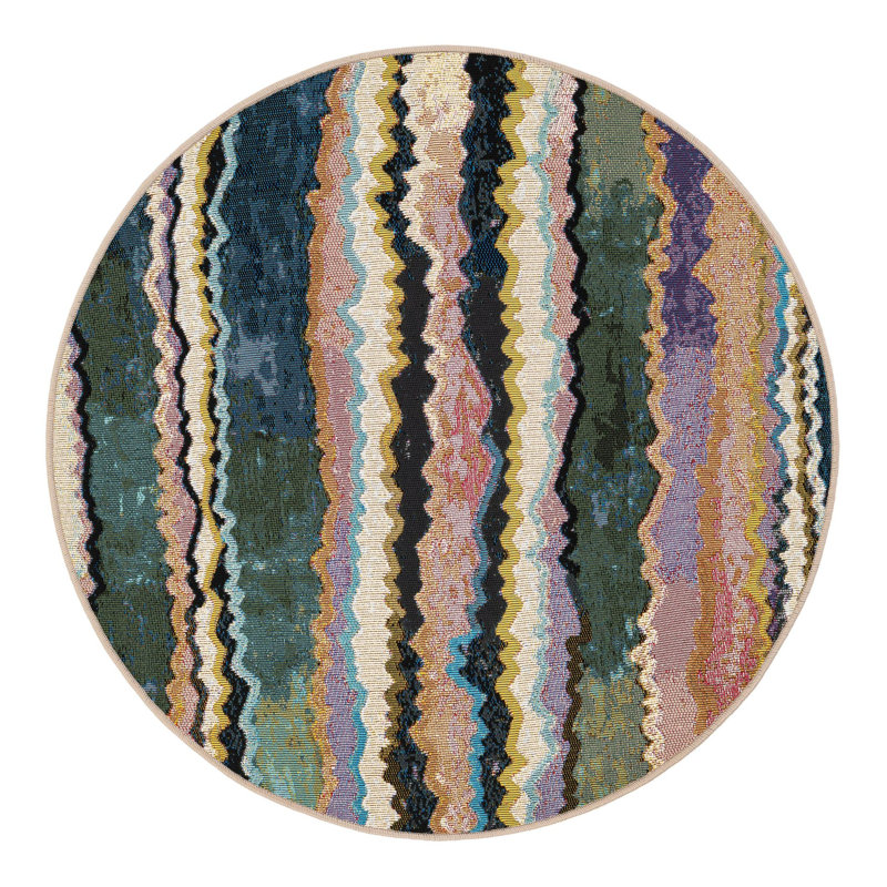 Core Hower Indoor/Outdoor Area Rug, Round 3'1"