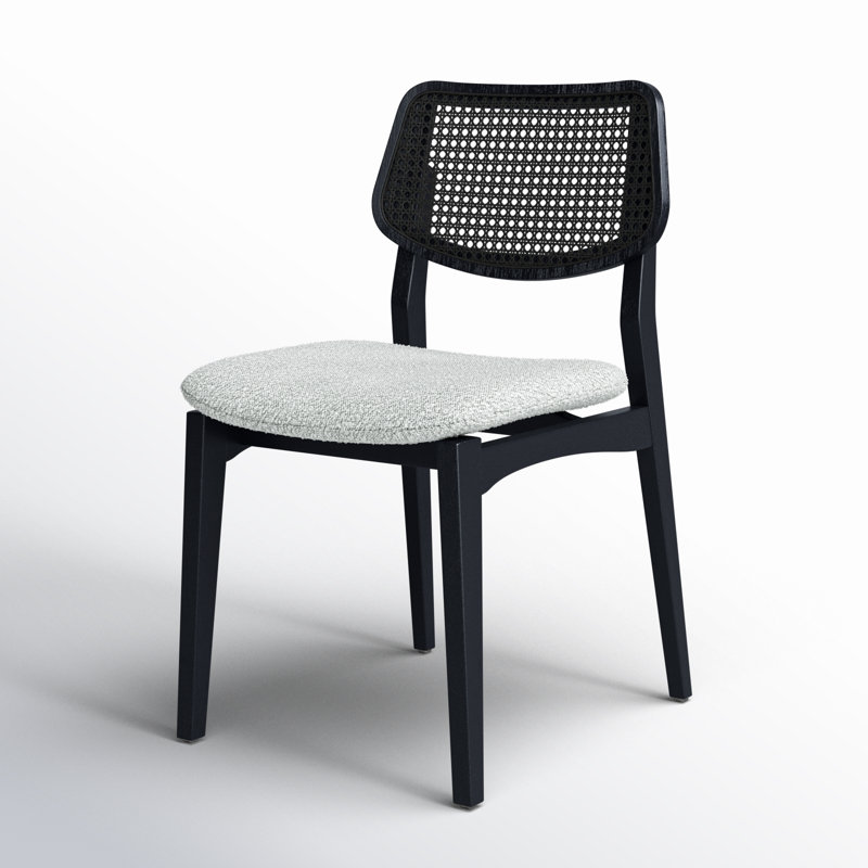 Adalay Cane Dining Chair, Crafted Glaze/Ebano Frame