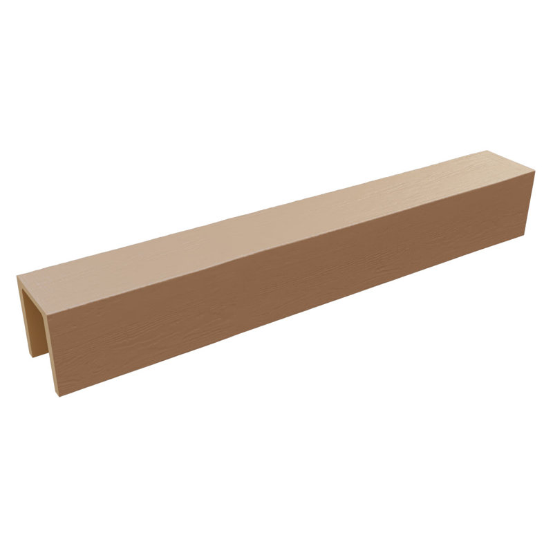 Primed Tan Faux Wood Beam 96" Long
