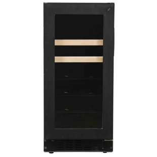 Azure Home Products 14.63'' W 80 Cans (12 oz.) 3 Cubic Feet Beverage Cooler with Wine Storage