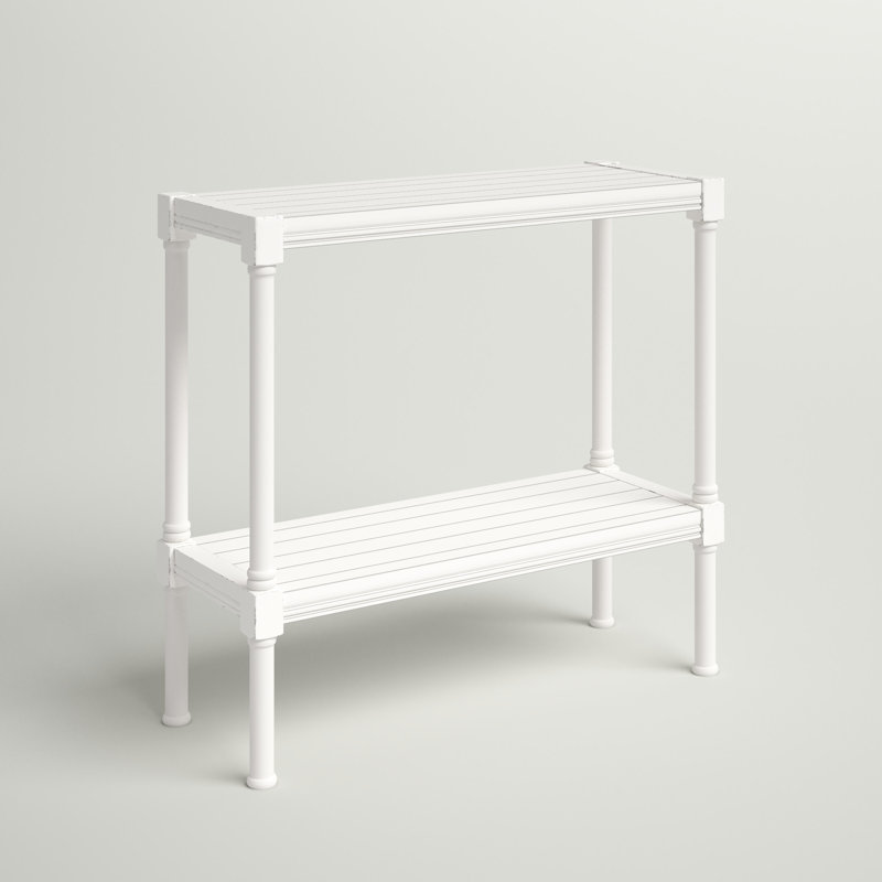 Fluellen 31.5'' Console Table, Distressed White