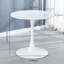 Table de salle à manger 31,5 "de style Mid-Century pour 2 à 4 personnes avec plateau rond en MDF, table de salle à manger à piédestal, table basse de loisirs