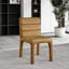 Chaise d'appoint en velours capitonné Kai-80816109