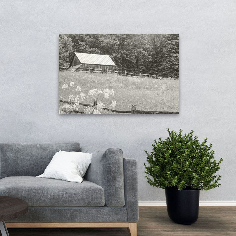 Summer Farm I Bw Contemporary, H 48 po x l 32 po