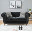 Canapé 67 po en tissu d'ameublement Chesterfield-1712768169