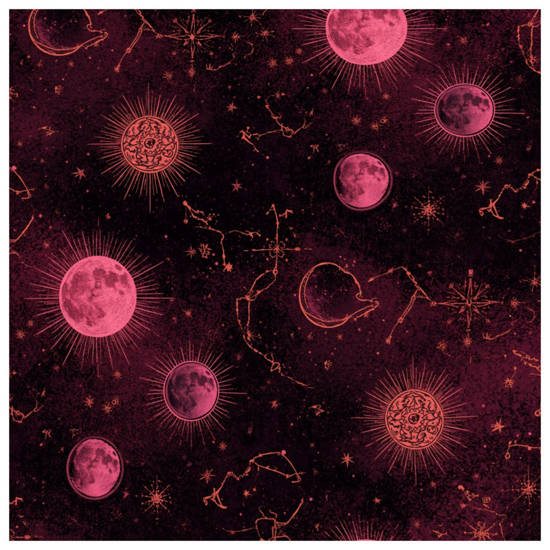 Celestial Constellation Art Comforter, Queen