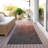 Sorella Orange Washable Indoor-Outdoor Rug - -740637009