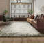 Abrienne Soft Shiny Border Green/Grey Rug-208624885