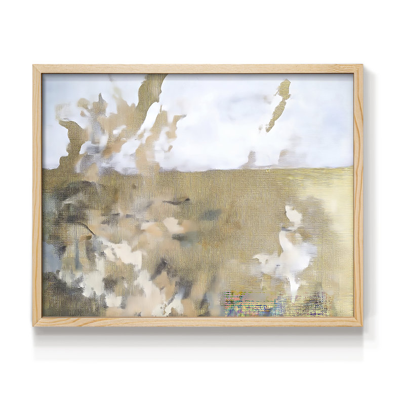 «Landscape Series» - Reproduction encadrée - Restickable, H 11 po x l 14 po, Naturel