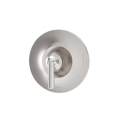 Birch Wall Mounted Single Handle Shower Valve Trim (Valve Not Included)