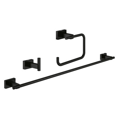 Essentials Cube 3 - Piece Bathroom Hardware Set