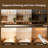 LED Wooden Creative Puzzle-Style Flush Mount Light