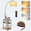 193cm Powder Coated Tray Table Floor Lamp-583664326