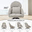 Fauteuil d'appoint pivotant avec coussin Areyah-231320034