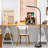 Litespan Slim 55 in. Industrial Dimmable LED Directional Task Floor Lamp-62954093