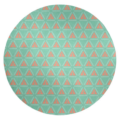 Chenille Geometric Indoor Rug