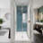 32"x72"Universal Pivot Tempered Glass Shower Door-120988535