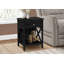 Table d'appoint, table de bout, table d'appoint, 2 niveaux, chambre à coucher, table de chevet, tiroir de rangement, placage, transitionnel-1329980027