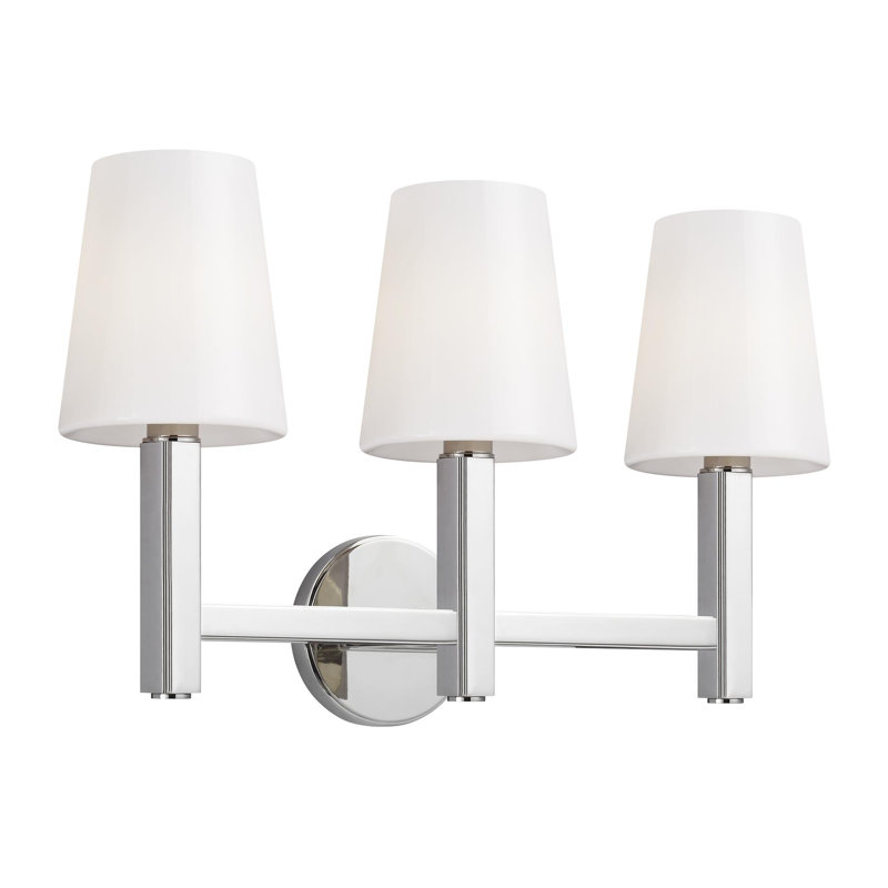 Logan 3 - Light Vanity Light, Polished Nickel