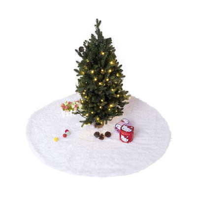Jupe d'arbre de Noël flocon de neige