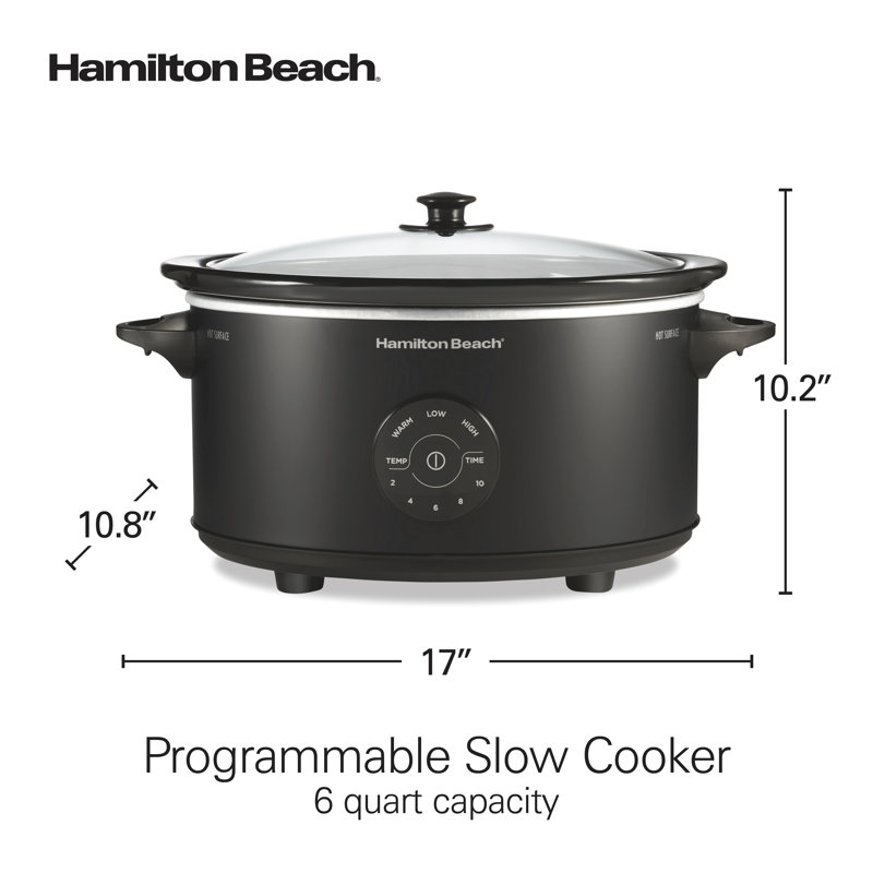 Mijoteuse programmable de 6 pintes Hamilton Beach