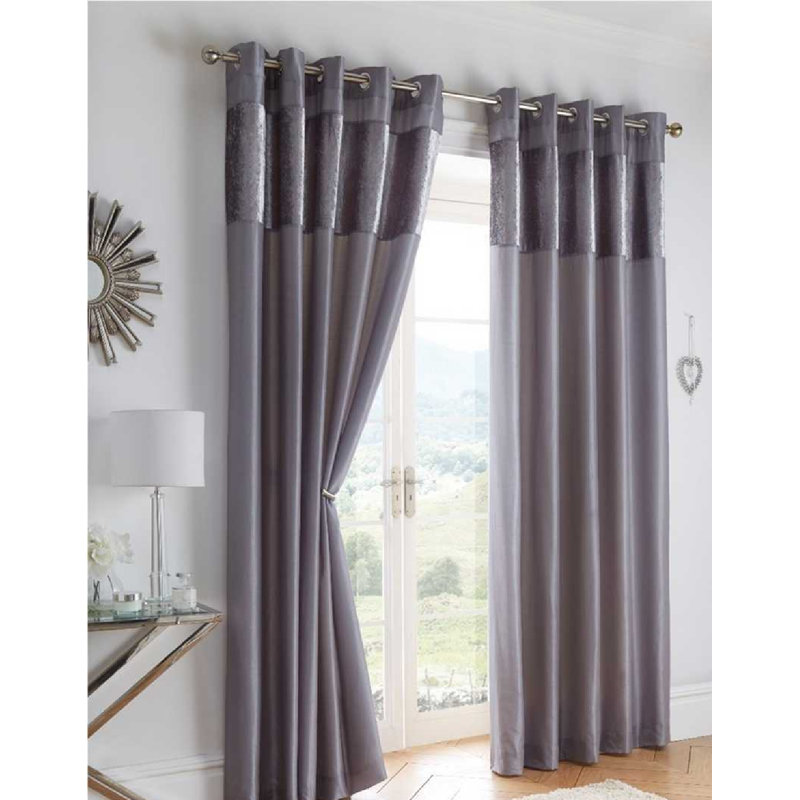 Lindbergh Room Darkening Curtain Panel Pair, 168 W x 229 D cm, Grey