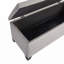 Banc rembourré en tissu avec 4 pieds-230742551