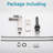 Bathroom Faucet 1 Hole Stainless Steel - Modern Deck-Mounted With & Drain, 1.2 Flow Rate, Lever Handle, Ceramic Disc Valve For Lavatory, Brushed Nickel Sink And Drain Assembly, Bathroom, Finish-121645489