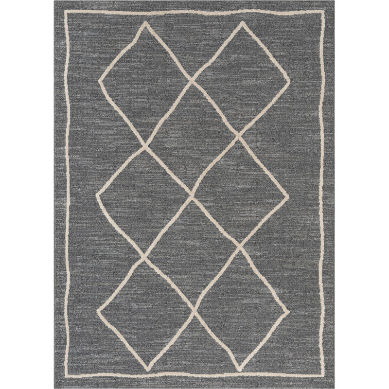 Harlow Moroccan Synthetic Area Rug, Rectangle 120 x 160cm