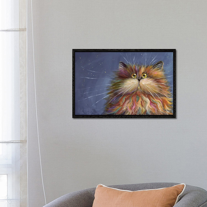 Print, Black Framed Canvas, 66.04 cm H x 45.72 cm W