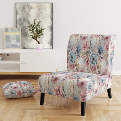 Motif bohème rose et bleu Dreamcatchers