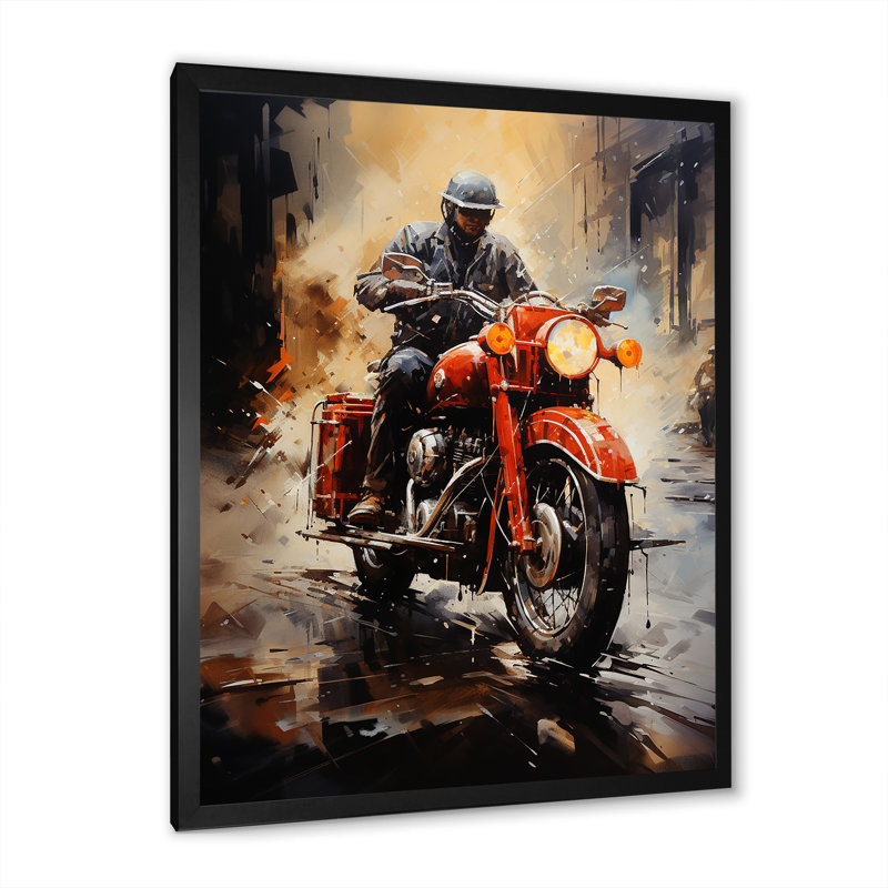 Vélo-bateau Crimson Thunder Red, Cadre simple noir, H 44 po x l 34 po x P 1,5 po