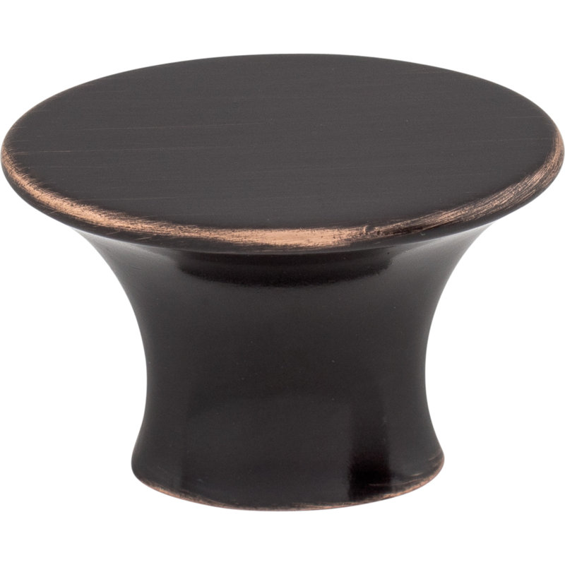 Edgewater 1 5/16" Length Oval Knob, Tuscan Bronze, 1 5/16" Length