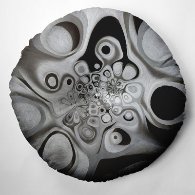 Abstract Reversible Throw Pillow