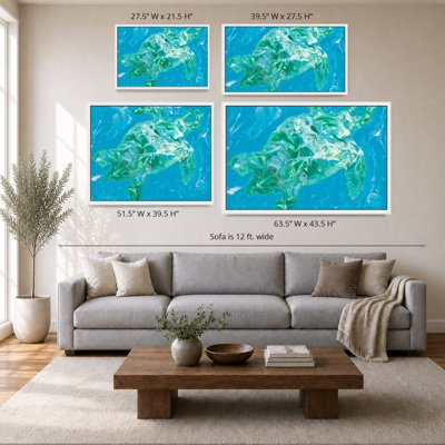 «Glimmer Of A Turtle» par Ajoya Grace - impression sur toile