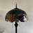 Aansh Tiffany Style Floor Lamp Stained Glass Rose Flowers Metal Base LED Bulbs Included 64"H*16"W*16"D-2079915086