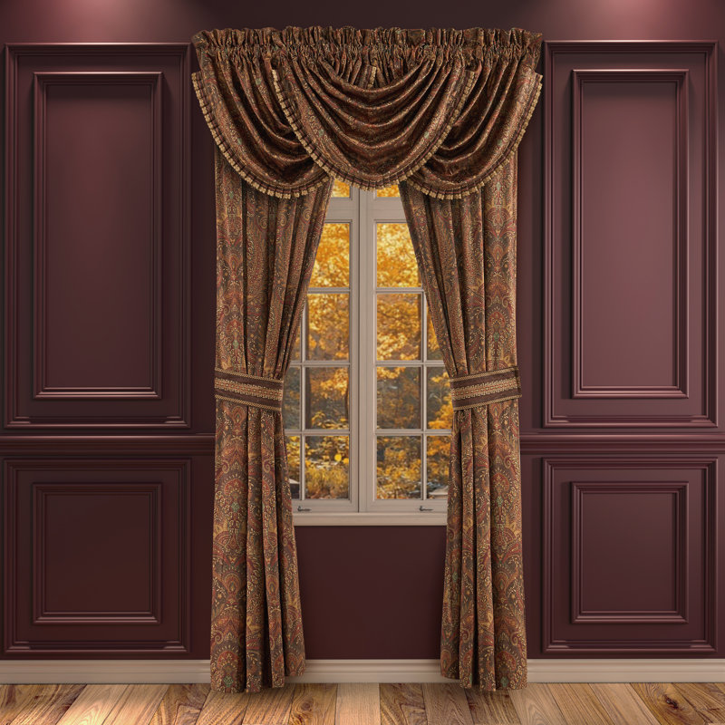 DESTINY - CHOCOLATE 95" WINDOW PANEL PAIR