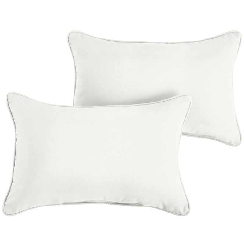 Coussin Selene, 12 po x 24 po, Toile Sunbrella® naturel